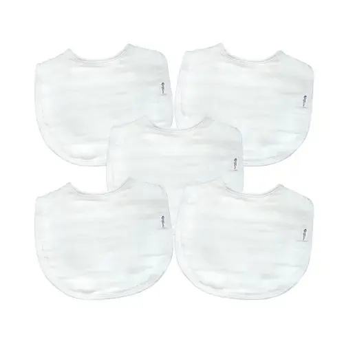 green sprouts® Muslin Bibs made from Organic Cotton (5 pack)