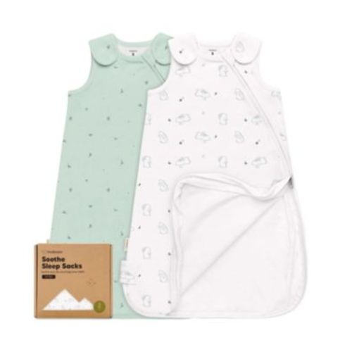 2-Pack Sleep Sacks for Babies, Soothe Sleeping Sack Wearable Blanket, Infant, Toddler, Newborn Swaddle Sack