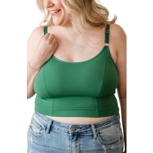 Busty Size Amelia Pumping and Nursing Crop Cami