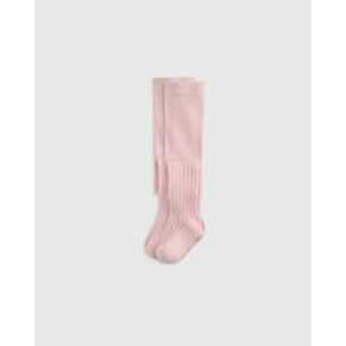 Organic Cotton Rib Tights (2-pack) - Baby in Baby Pink