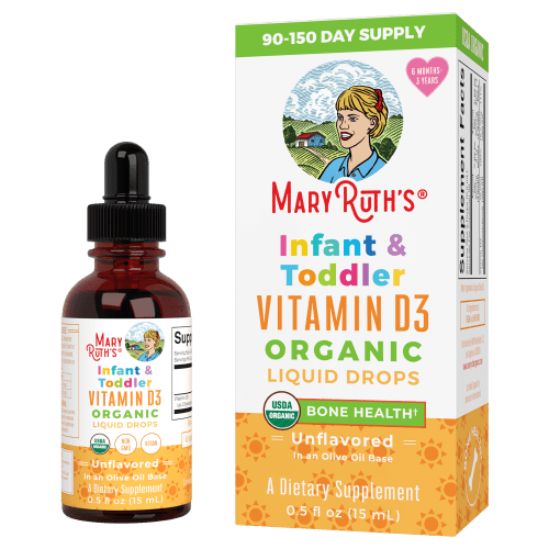 Infant & Toddler Vitamin D3 Organic Liquid Drops – MaryRuth Organics