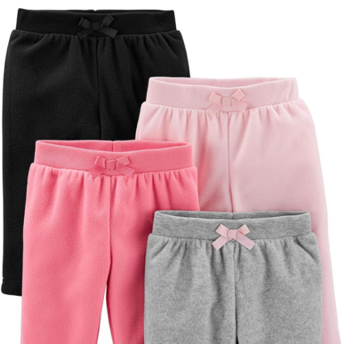 Simple Joys by Carter's Baby Girls' 4-Pack Fleece Pants