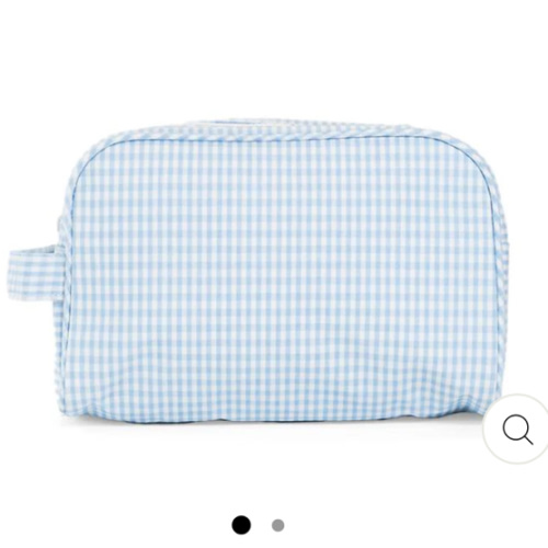 Stowaway Dopp Bag - Gingham Mist