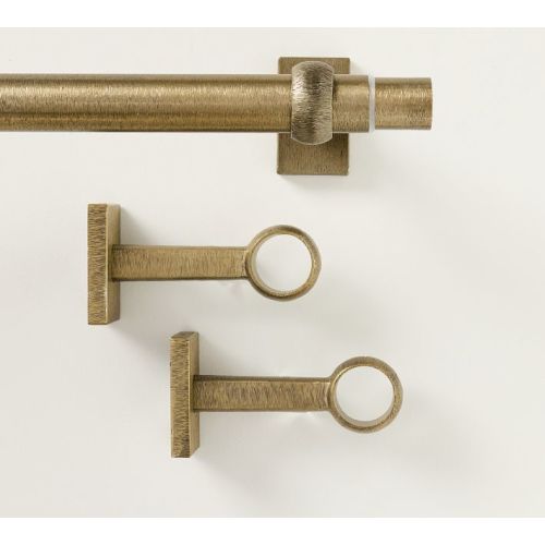 Botanical Forged Iron Curtain Rod