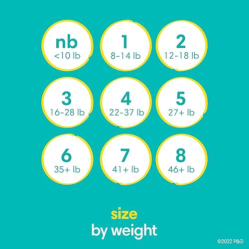 Pampers Baby Diapers - Swaddlers - Size 1, 198 Count, Ultra Absorbent Disposable Infant Diaper