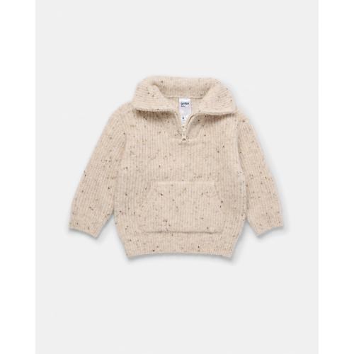 Half Zip Rib Knit Jumper - Kmart