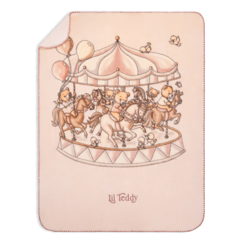 Bigger Teddy’s Merry Go Snuggle Sugary Pink