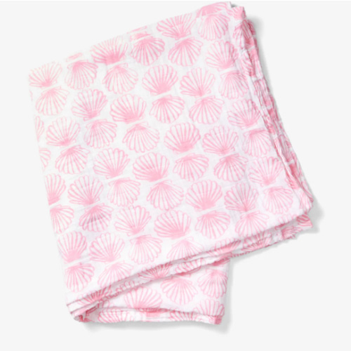 Swaddle - Scallop in Lilac | Lewis