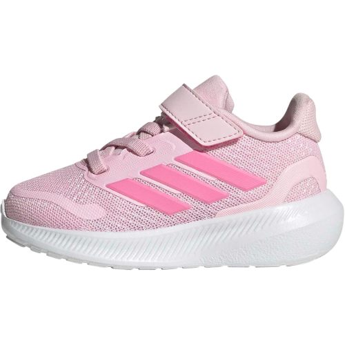 adidas Baby Run Falcon 5 Elastic Lace & Strap Shoe
