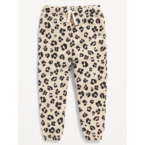 Printed Cinched-Hem Logo-Graphic Jogger Sweatpants for Toddler Girls | Old Navy