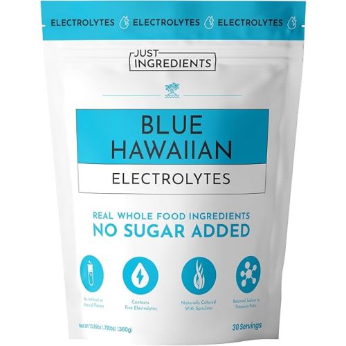 JUST INGREDIENTS Blue Hawaiian Electrolytes Drink Mix