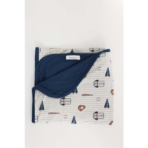 Blue Baseball Blanket