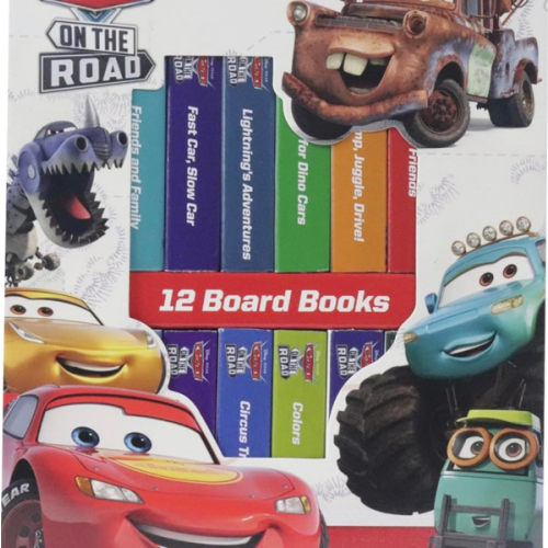 Disney Pixar Cars Lightning McQueen, Mater, and More! - My First Library Board Book Block 12-Book Set - First Words, Alphabet, Numbers, and More! Baby Books - PI Kids