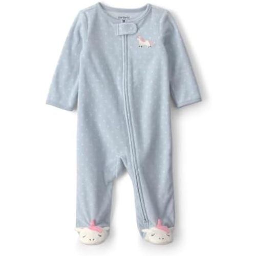 Carter's Baby Girls' Fleece Sleep and Play