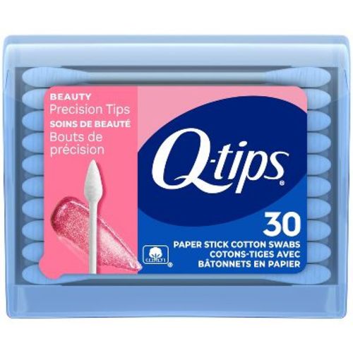 Q-Tips Cotton Precision Tip - 30ct: Cotton Swabs, Single Pack