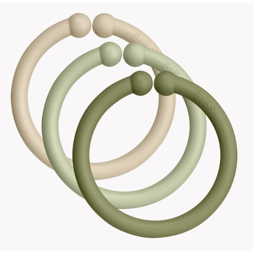 BIBS Loops 12 Pack - Vanilla/Sage/Olive – Bibsworld store US