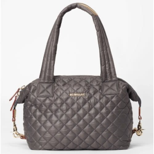 Medium Gray Quilted Bag | MZ Wallace