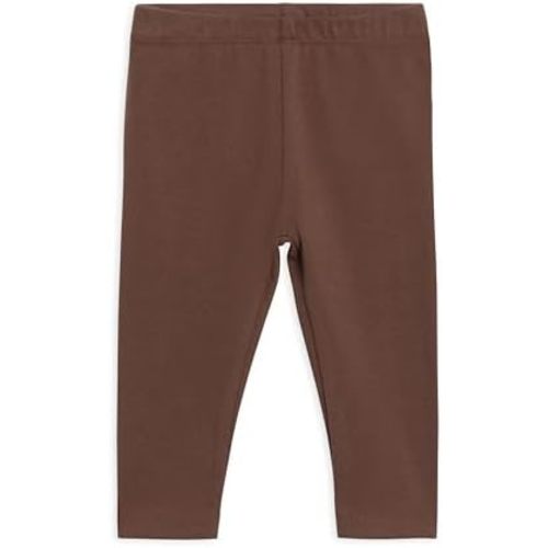 Organic Cotton Jay Leggings by Colored Organics (Chestnut, 0-3 mos)