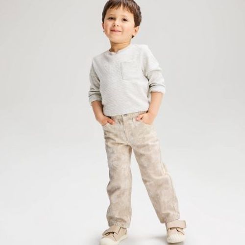 Toddler Boys' Snap Front Denim - Cat & Jack™ Khaki 18M