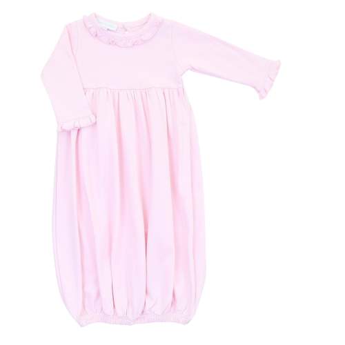 Essentials Ruffle Gathered Gown - Pink
