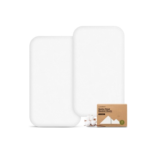 2-Pack Soothe Fitted Bassinet Sheets