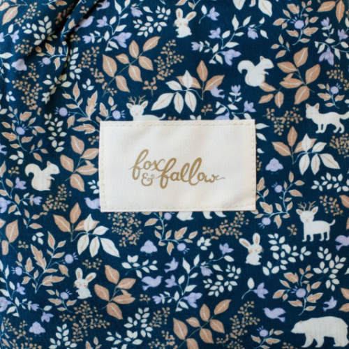 Forest Friends Midnight Organic Fitted Cot Sheet