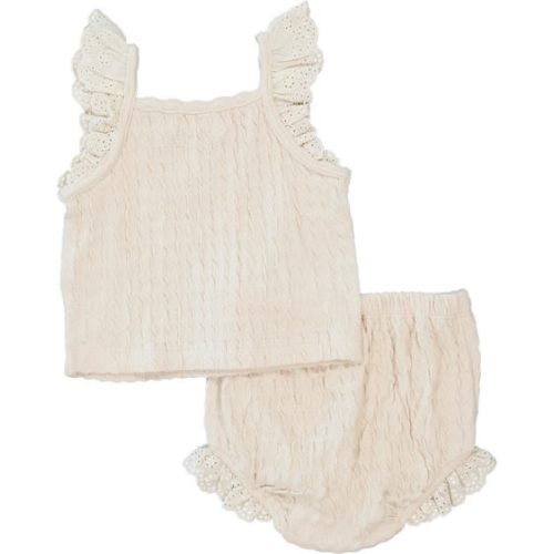 Cream Baby Knit Seersucker Set | Best&Less™ Online