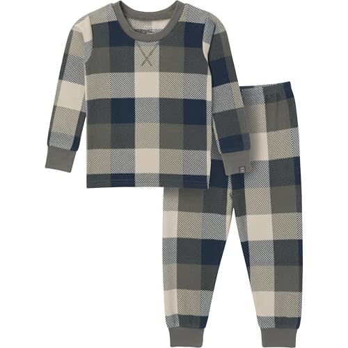Modern Moments by Gerber Baby and Toddler Hacci Snug Fit 2-Piece Pajama Set
