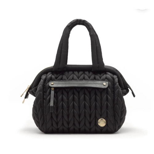 Paige Mini Diaper Bag - Small Black Baby Bag