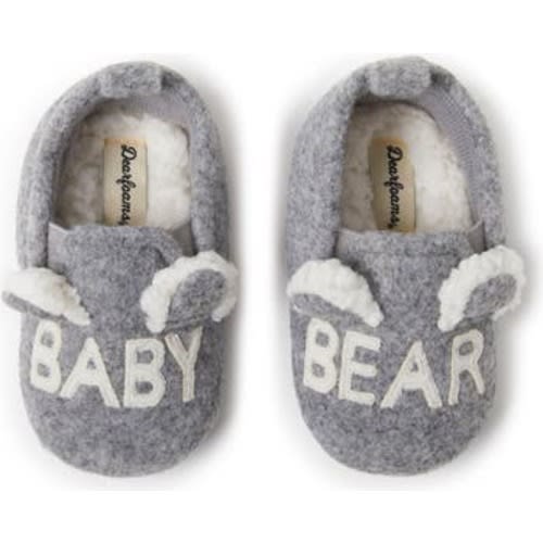 Casey Baby Bear Family Scuff Slipper, 2 M
