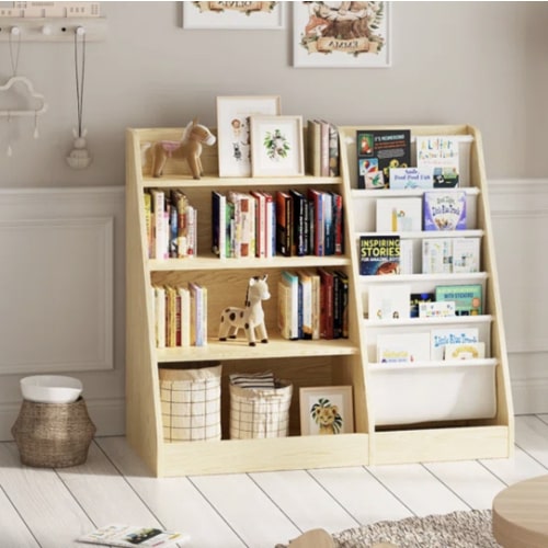 Maggiorina 31.5" H x 35.4" W Standard Bookcases, Storage Book Rack, Organizer Cabinet, Book Display