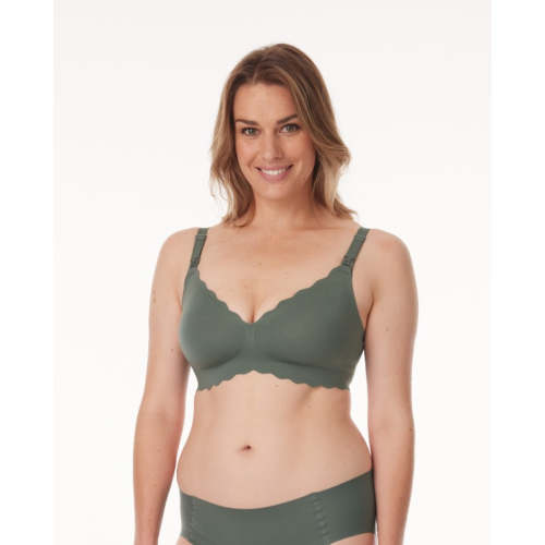 Momcozy Jelly Strip Nursing Bra YN46 | Seamless Support for M9 Pump