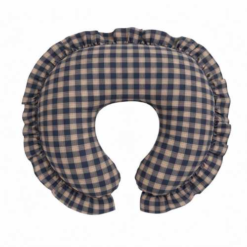 Blue Plaid Ruffle Classic Cotton Nursing Pillow Cover Breastfeeding Pillow Cover for Baby Boys Girls Baby Shower Gift Pillow Breastfeeding