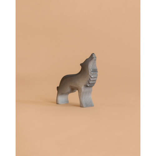 Bumbu Handmade Wooden Wolf Howling