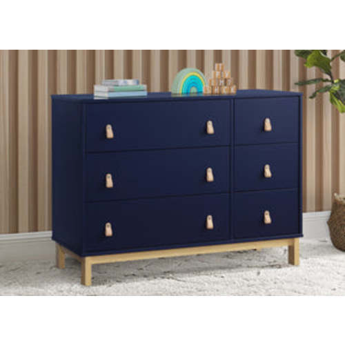 babyGap Legacy 6 Drawer Dresser with Leather Pulls and Interlocking Drawers