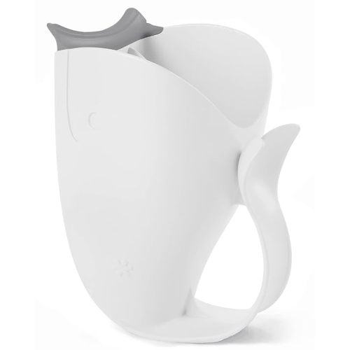 Skip Hop Baby Bath Rinse Cup MOBY Tear-free Waterfall Rinser White Age 0+