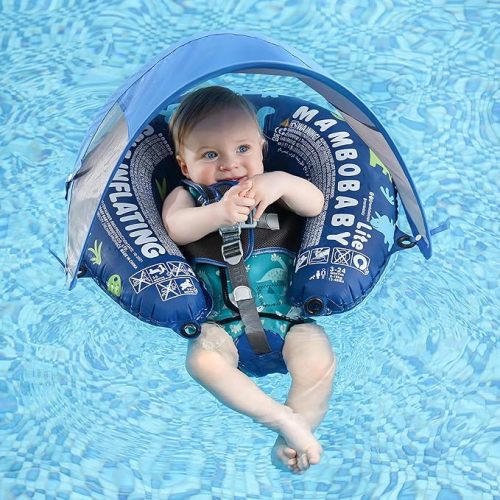 Mambobaby Baby Pool Floats with Canopy