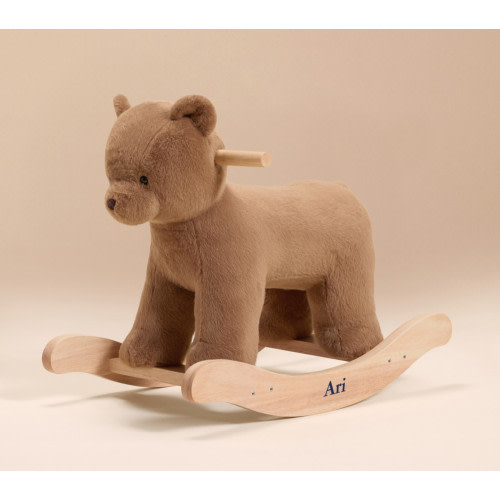 Teddy Bear Plush Nursery Rocker