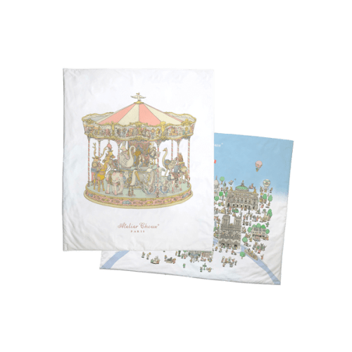 Reversible Quilt - Paris / Carousel
