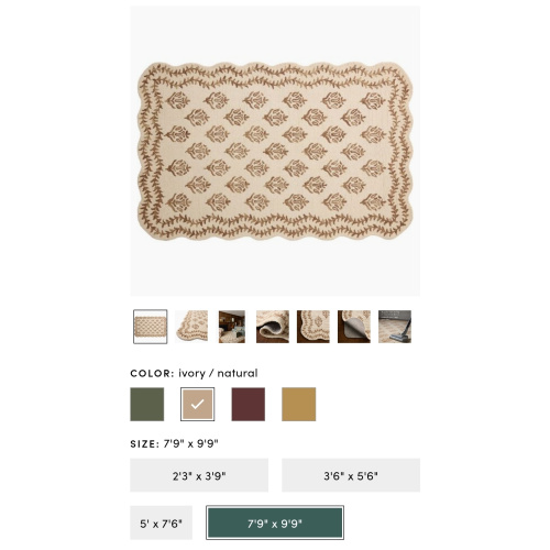 Lisette hand-Tufted Rug | One Kings Lane