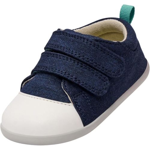 Ten Little First Walker Baby Shoes & Toddler Shoes for Boys & Girls - Lightweight, Breathable Cotton Baby Walking Shoes - Non-Slip, Wide-Feet Walking Shoes for Babies (2025 Sizing)