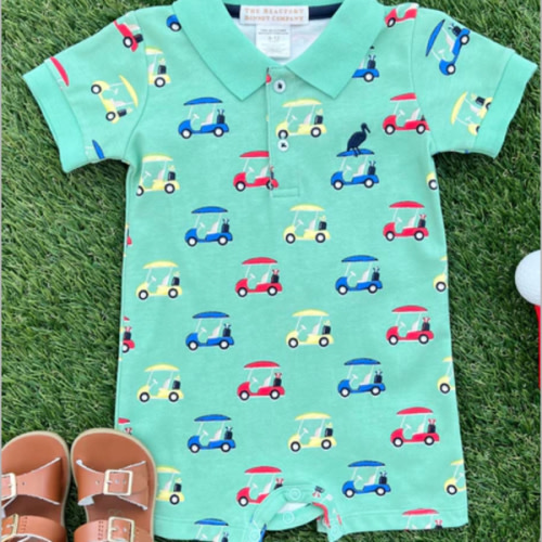 The Beaufort Bonnet Co.
Sir Proper's Romper - Buggy and Ball with Nantucket Navy Stork
