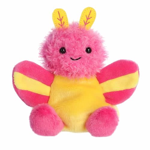 Aurora® Adorable Palm Pals™ Astrid Rosy Maple Moth™ Stuffed Animal - Fun Collectible Plush for Kids and Adult Collectors - Perfect for Decorating Rooms and Birthday Gifts - Pink 5 Inches