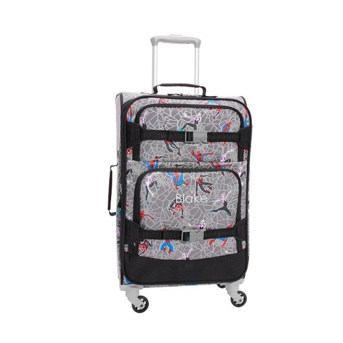 Mackenzie Marvel Spider-Man Glow Luggage | Pottery Barn Kids