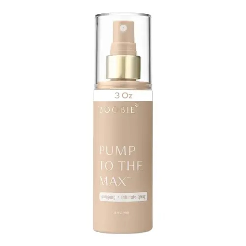 Boobie Pump to the Max Hands-free Dual-Purpose Breast Pumping & Intimate Spray | Increase Milk Supply & Ease Postpartum Discomfort During Pumping & Intimacy | Pregnancy & Beyond, 3 oz