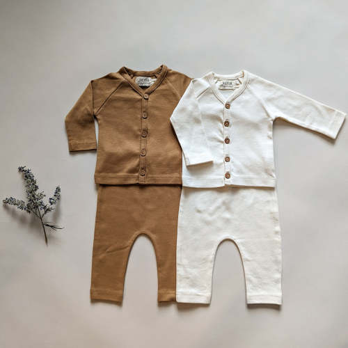 Organic Newborn Top & Pant Set | Undyed – LUCY LUE ORGANICS