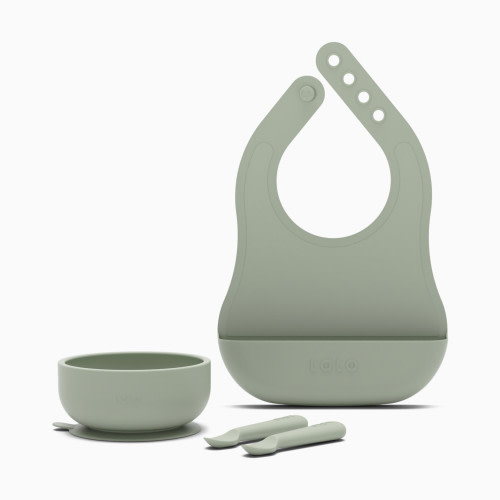Lalo Starting Solids Kit - Sage