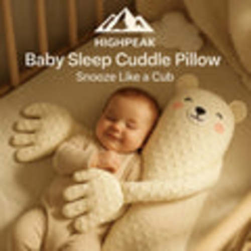 HighPeak Baby Sleep Patting Pillow – Remote Control Plush Soother