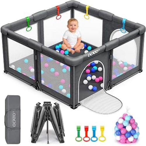 Baby Playpen Portable Playpen for Babies and Toddlers 50 × 50