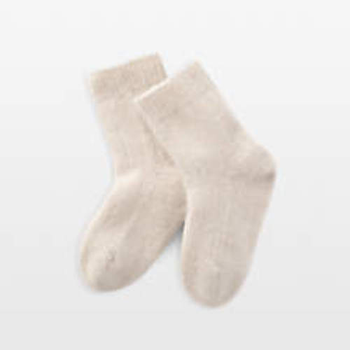 Nuna ® Beige NB-6 Months Cashmere Baby Socks